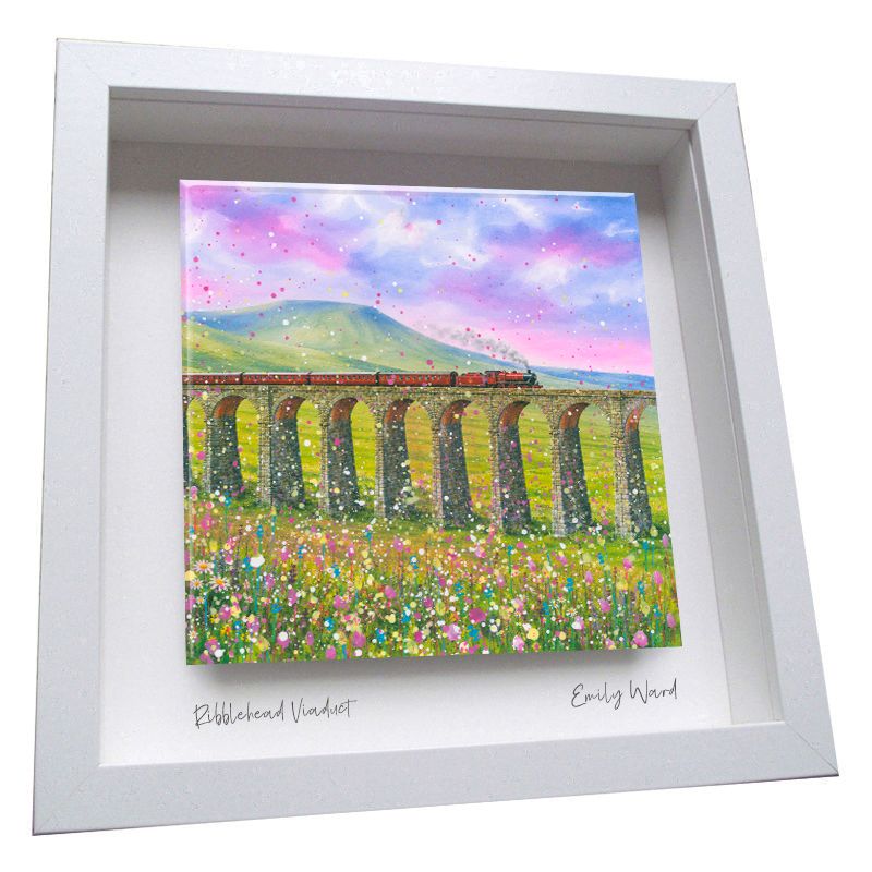 Ribblehead Viaduct Framed Ceramic Tile