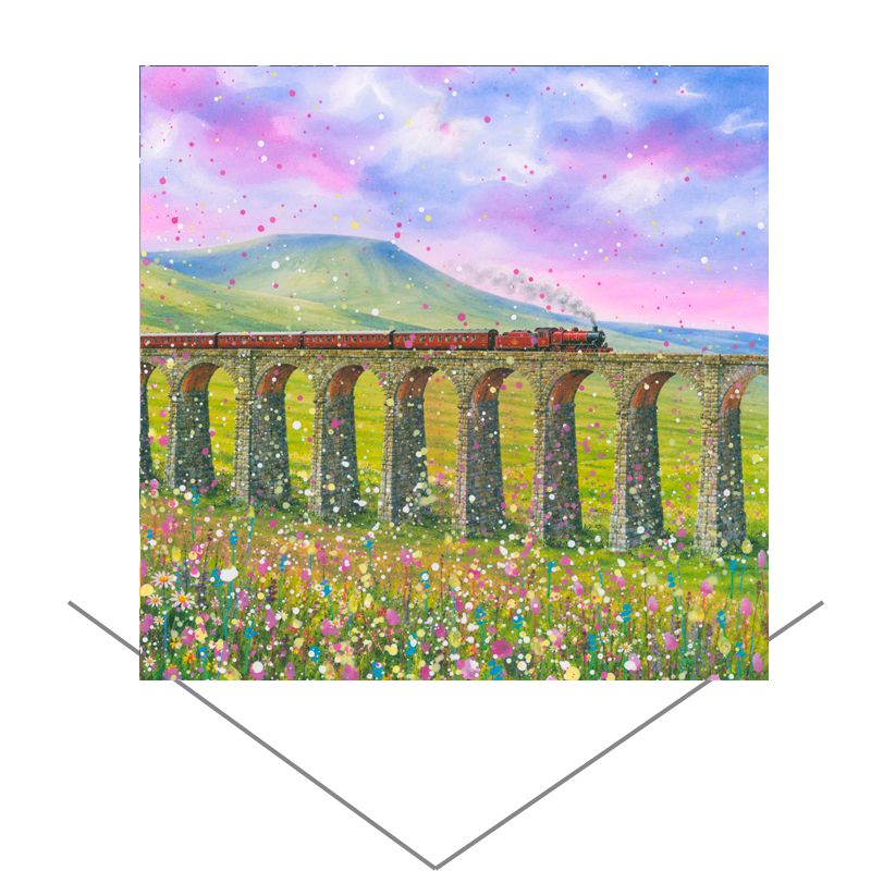 Ribblehead Viaduct Greeting Card Ribblehead Viaduct Greeting Card