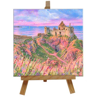 Dunluce Castle Tile with Easel