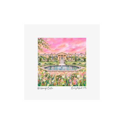 Hillsborough Castle Square Open Edition Print Hillsborough Castle Square Open Edition Print
