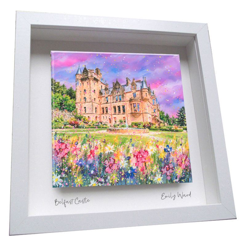 Belfast Castle Framed Ceramic Tile