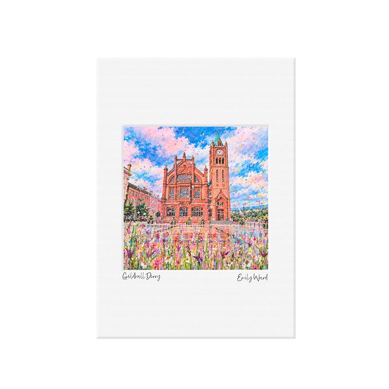 Guildhall, Derry Open Edition Print A4