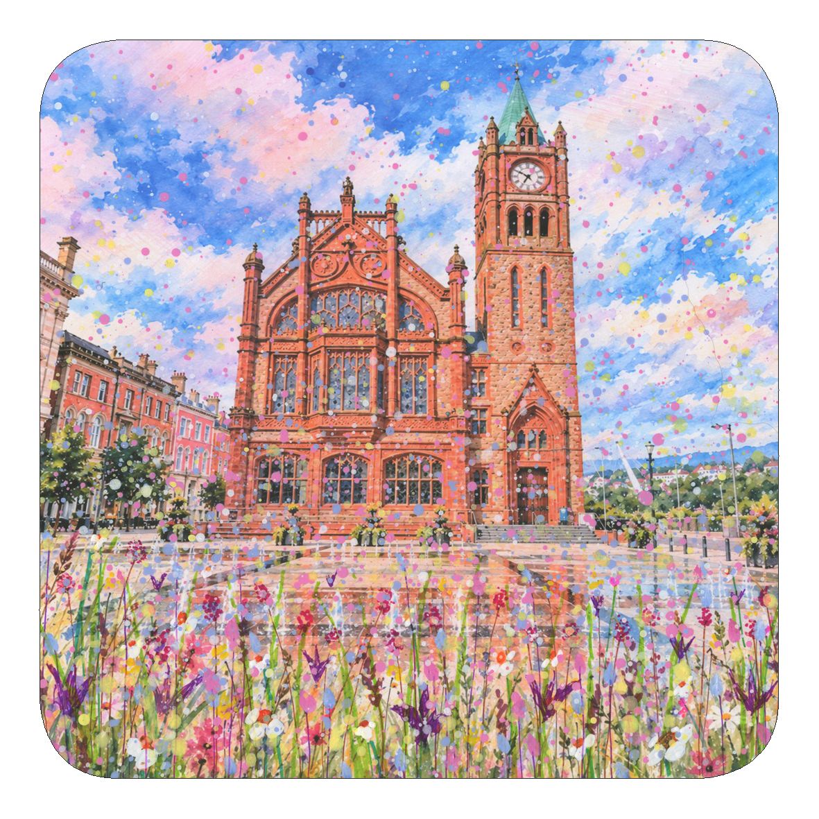 Guildhall, Derry Fridge Magnet