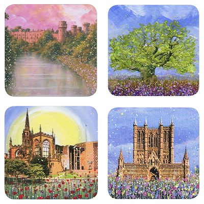 The Midlands Coasters in a Gift Box The Midlands Coasters in a Gift Box