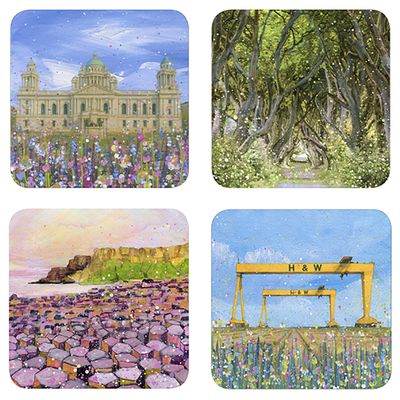 Northern Ireland Coasters in a Gift Box