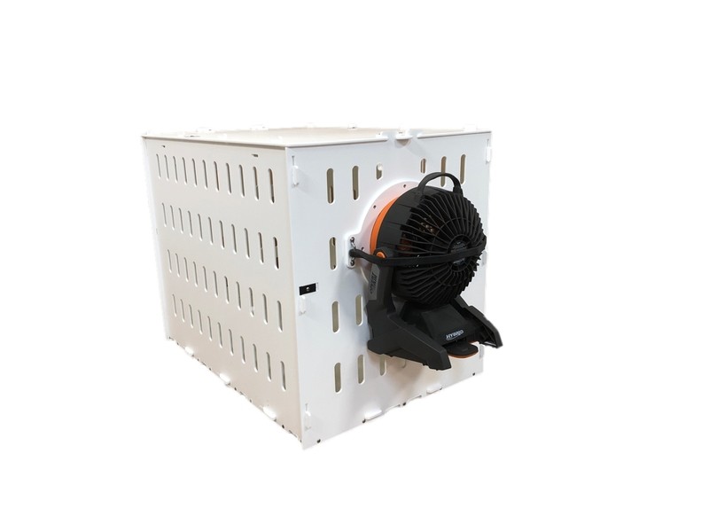 Fan Mount Back Panel For Breakdown Kennel