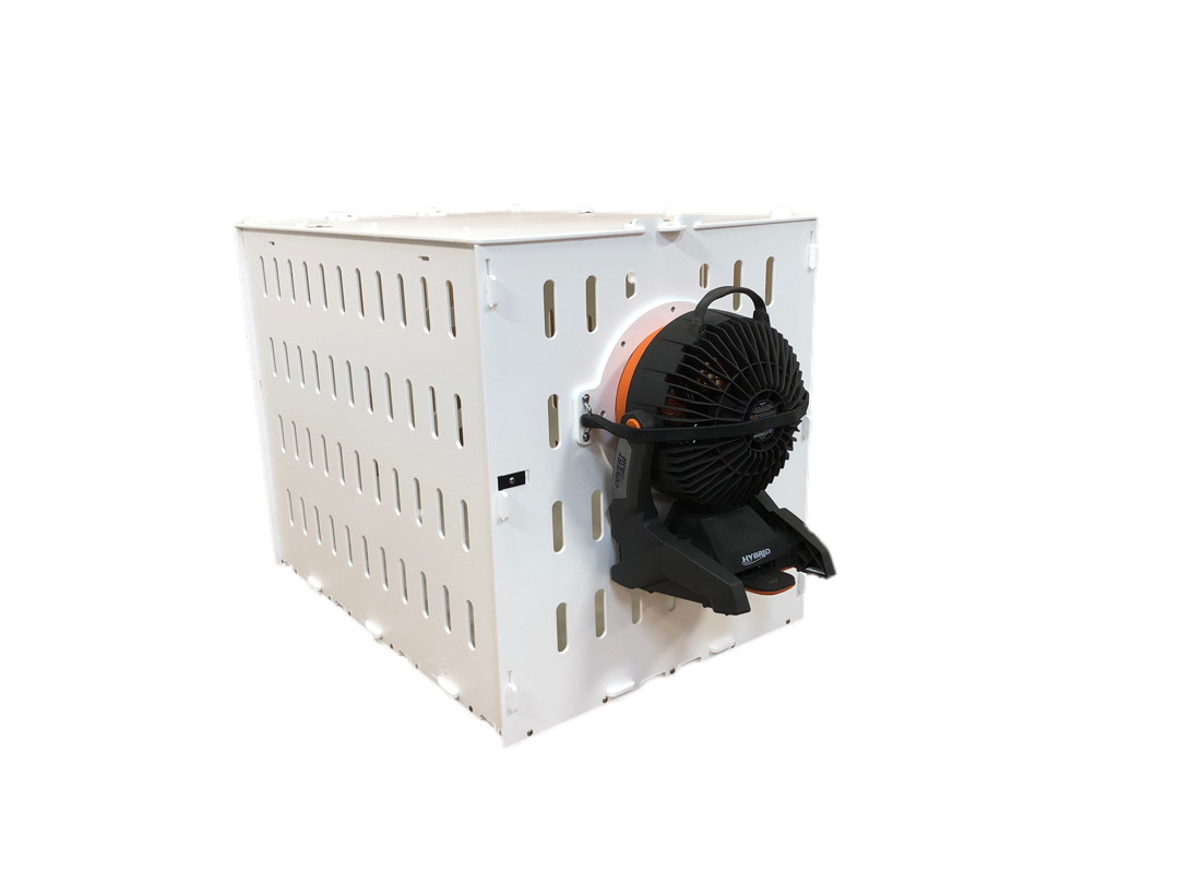 Fan Mount Back Panel For Breakdown Kennel