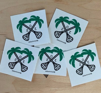 Lax in the 305 Temporary Tattoos