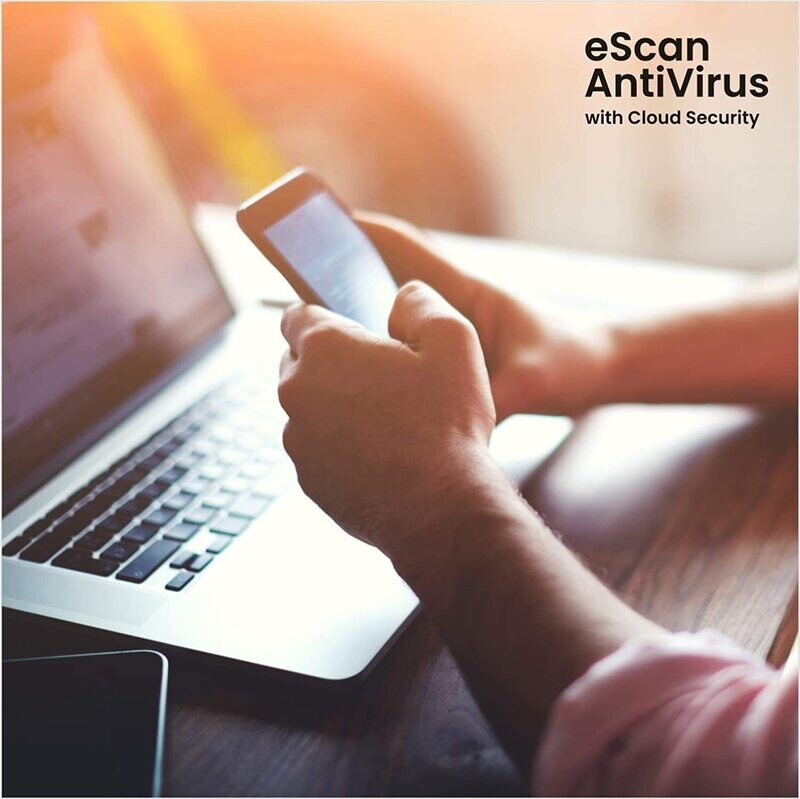 eScan 3 Users 3 Years Antivirus with Cloud Security (Email Delivery) (Escan Authorized Partner)