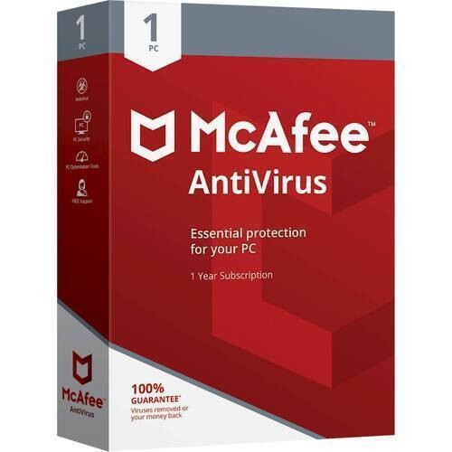 McAfee Antivirus 1 PC 1 Year ( Instant Email Delivery – No CD) (Mcafee Authorized Partner)