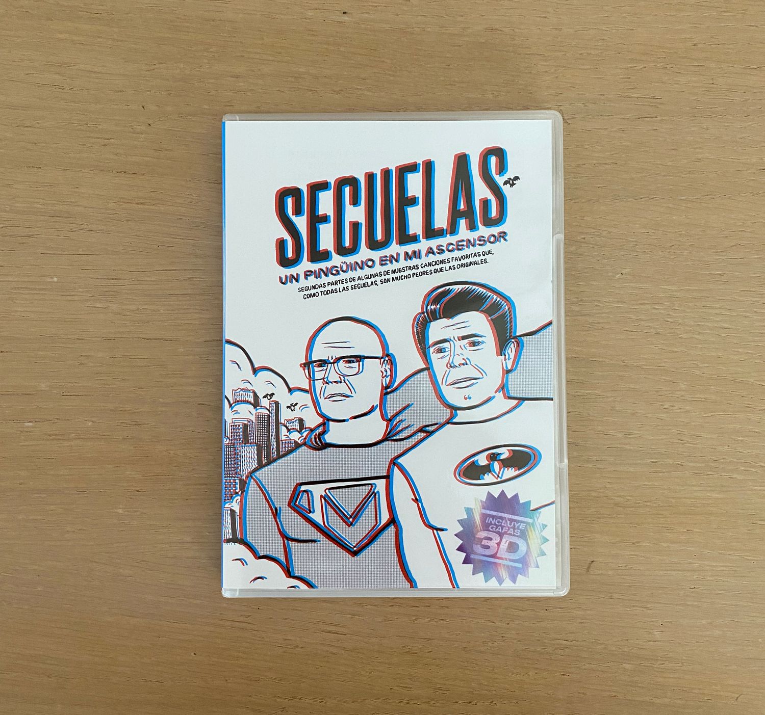 CD &quot;Secuelas&quot; (con portada en 3D. Incluye gafas)