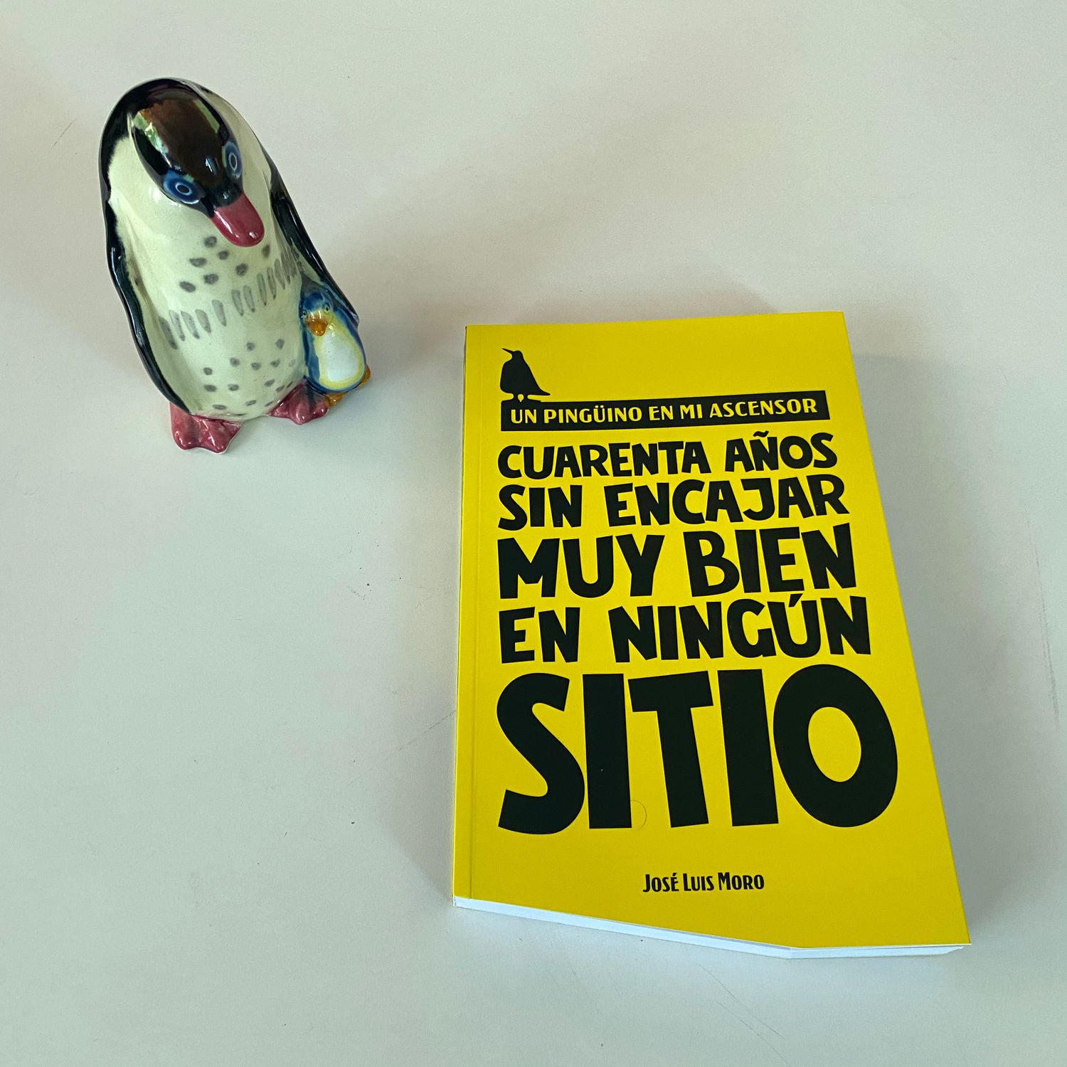 Libro con las letras de Un Pingüino en mi Ascensor