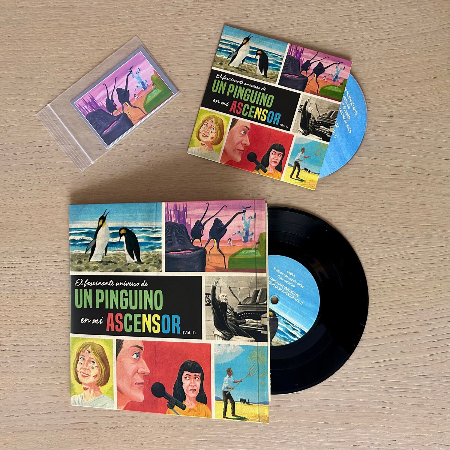 E.P.cuatro canciones "El fascinante universo de Un Pingüino en mi Ascensor"