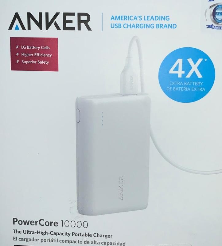 باور بنك منفذ واحد شحن سريع 10 الاف مل امبير ANKER