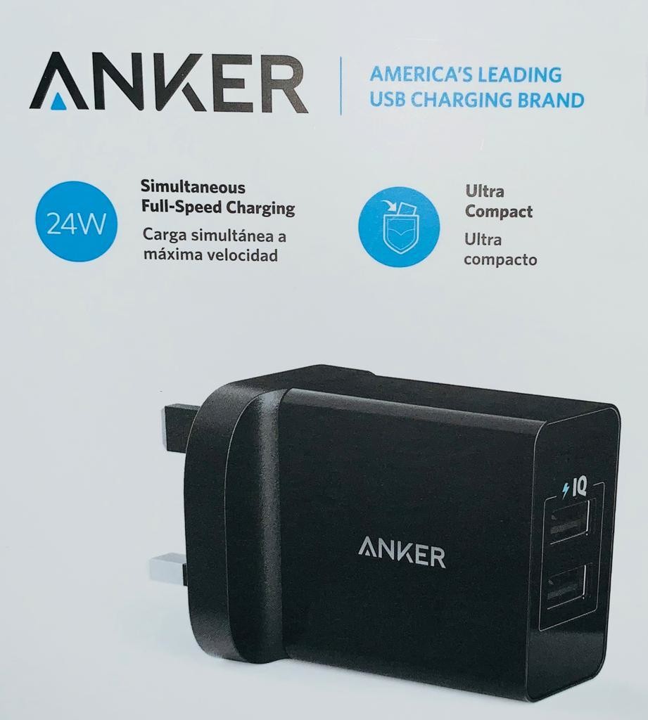 ANKER رأس شاحن منفذين IQ