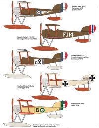 1/48+1/72 Sopwith Baby  (5 liveries)