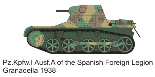 1/72 PzKpfw I Ausf.A (Spanish livery)