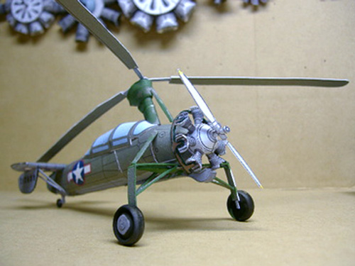 1/48 Kellett YO-60 card model