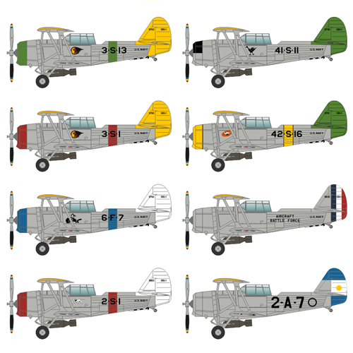 1/48 Vought SBU-1 card model (8 liveries)