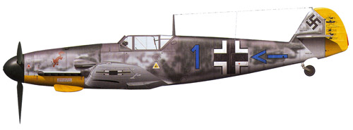 1/48 Messerchmitt Bf-109F-4 (Liesendahl, 10./JG2  &#39;Richthofen&#39;)