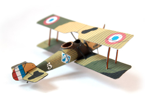 1/48+1/72 Hanriot H.D.3 card model
