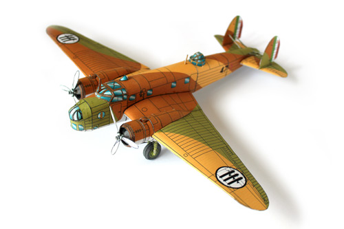1/48+1/72 FIAT Br.20 Cicogna card model (6 liveries)
