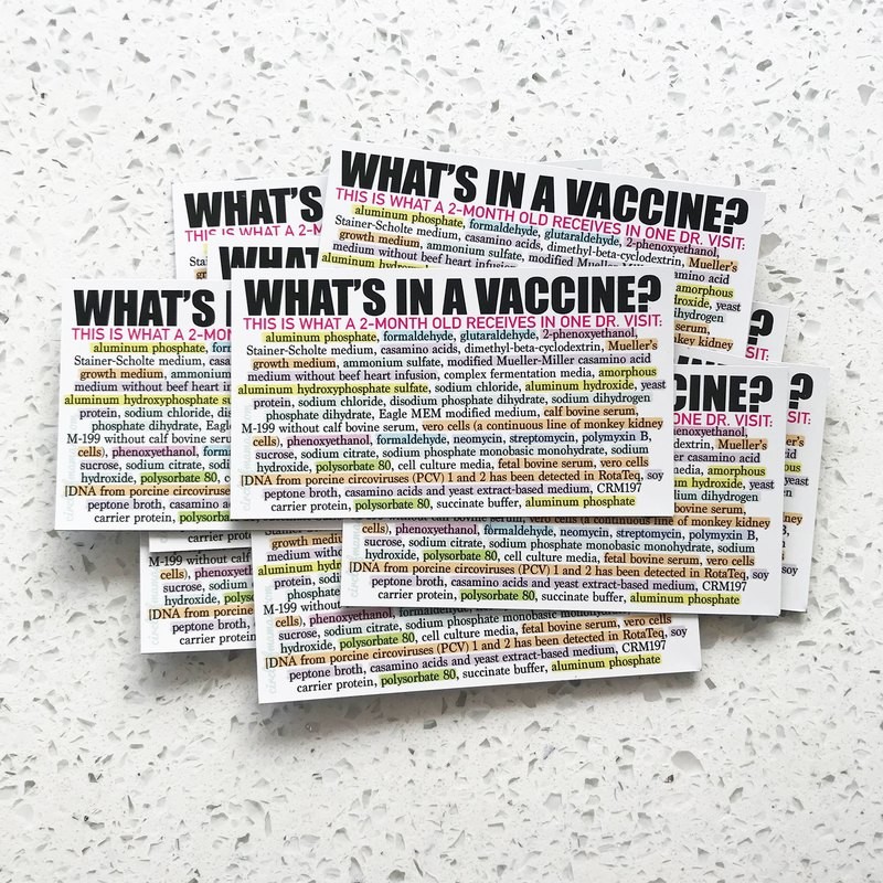 Magnets - What's In a Vaccine? - (20 qty.)