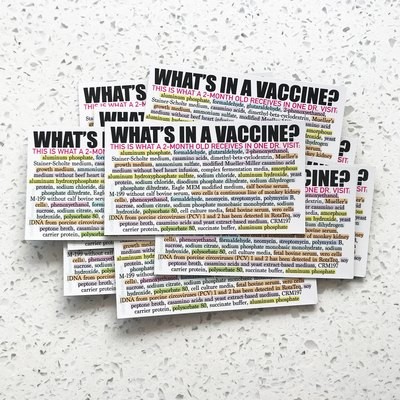 Magnets - What&#39;s In a Vaccine? - (20 qty.)