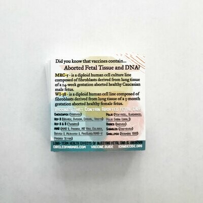 Sticky Notes - Aborted Fetal DNA - (50 sheets)