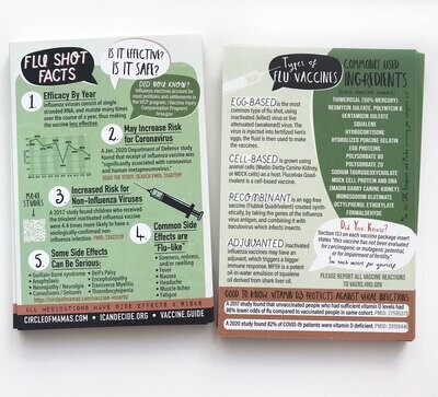 Postcards: Flu Shot Facts (50 qty.)