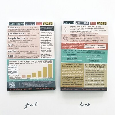 Postcards: COVID Vaccine Kids Facts (50 qty.)