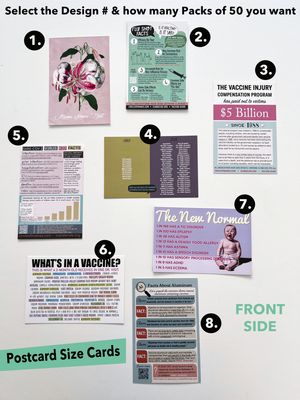 Advocacy Postcard Pack: Choose Your Design (50 qty.)