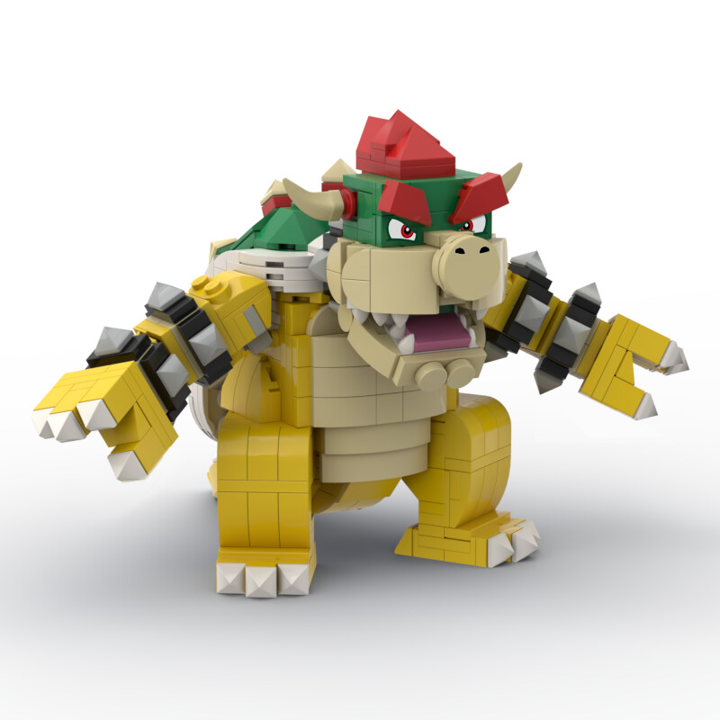 Instructions &amp; Stickers for Super Mario® Inspired Bowser Build