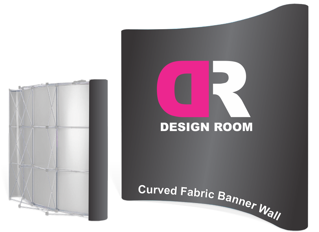 Curved Banner wall 3050x2250