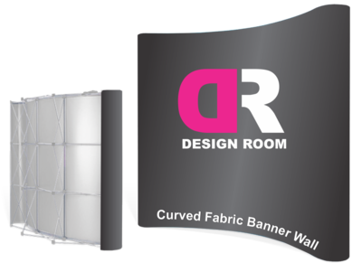 Curved Banner wall 3050x2250