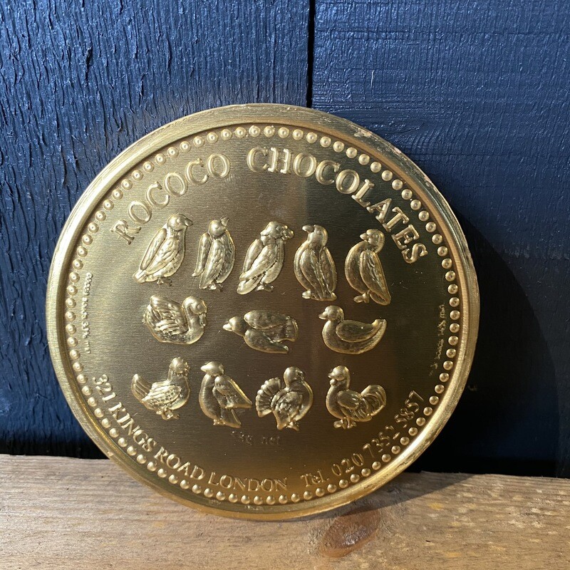Rococo Gold Chocolate Coin