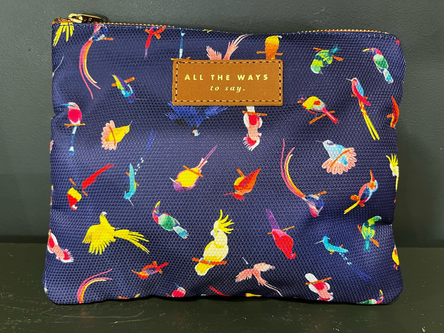 Birds Clutch / Beauty Bag