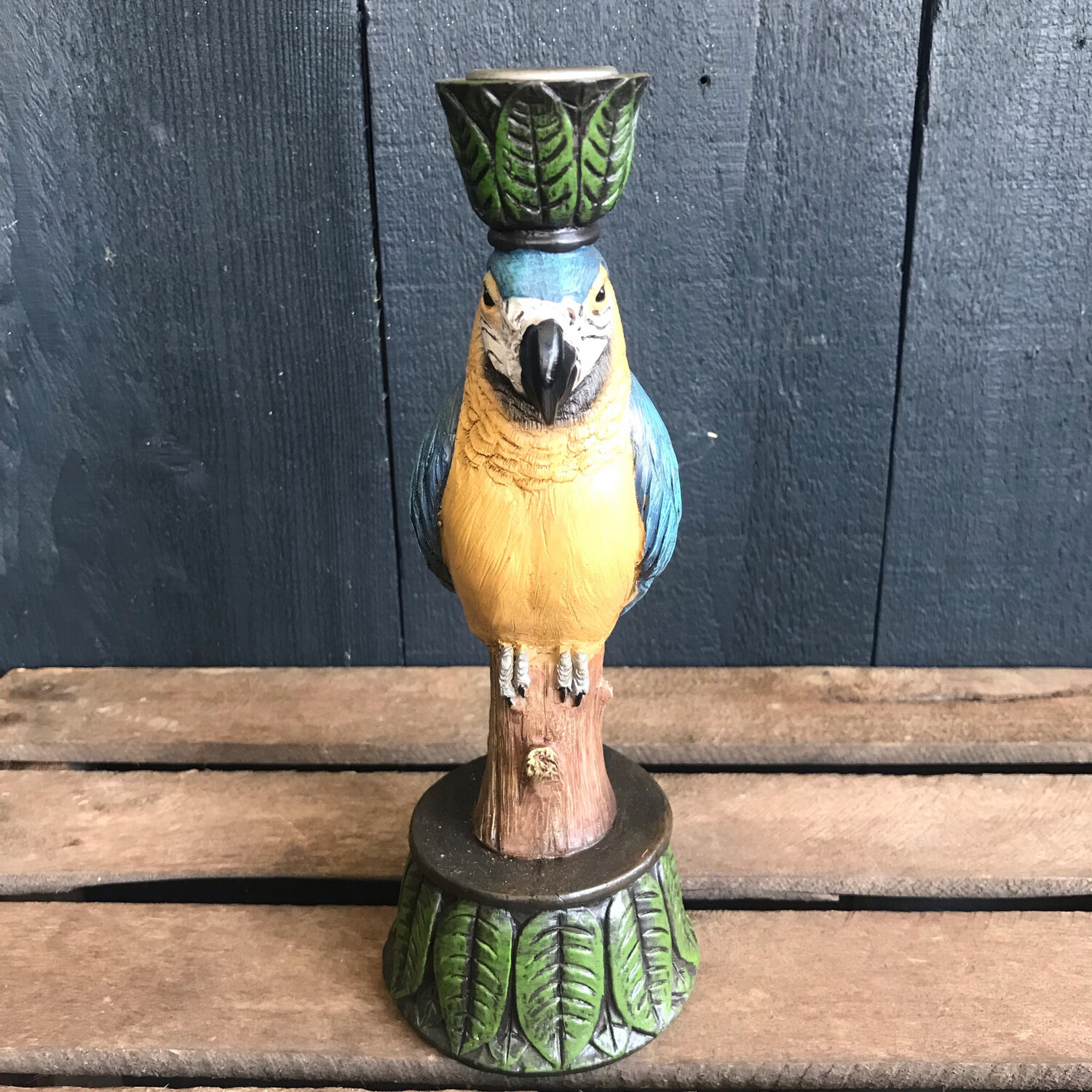 Parrot Candle Holder
