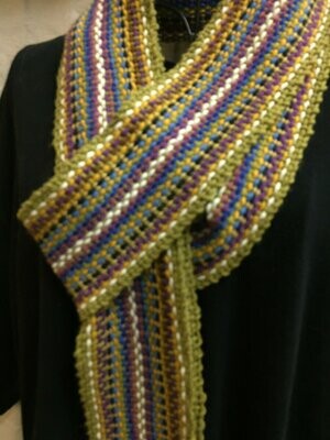 Vintage Galway -Traditional Irish Handwoven Crios or scarf