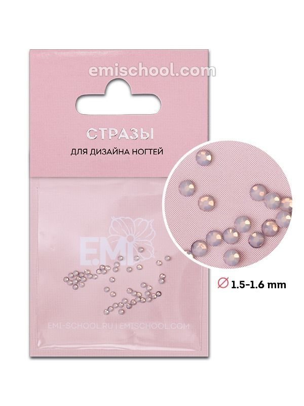 Rhinestones White Opal #4, 50 pcs.