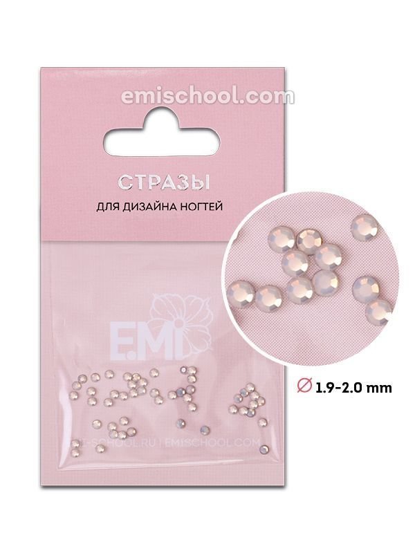 Rhinestones White Opal #6, 50 pcs.