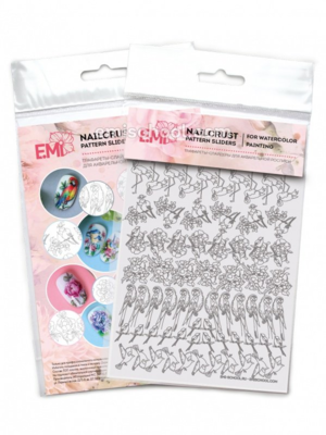 NAILCRUST Pattern Sliders #38 Bird
