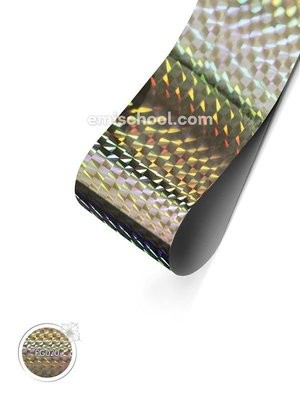 Foil holographic silver Chess