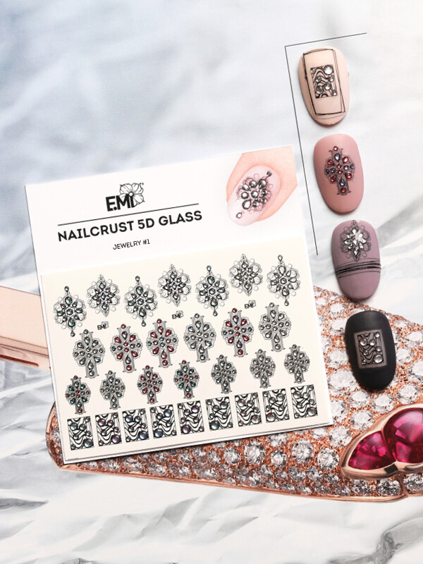 NAILCRUST 5D GLASS Jewelry #1
