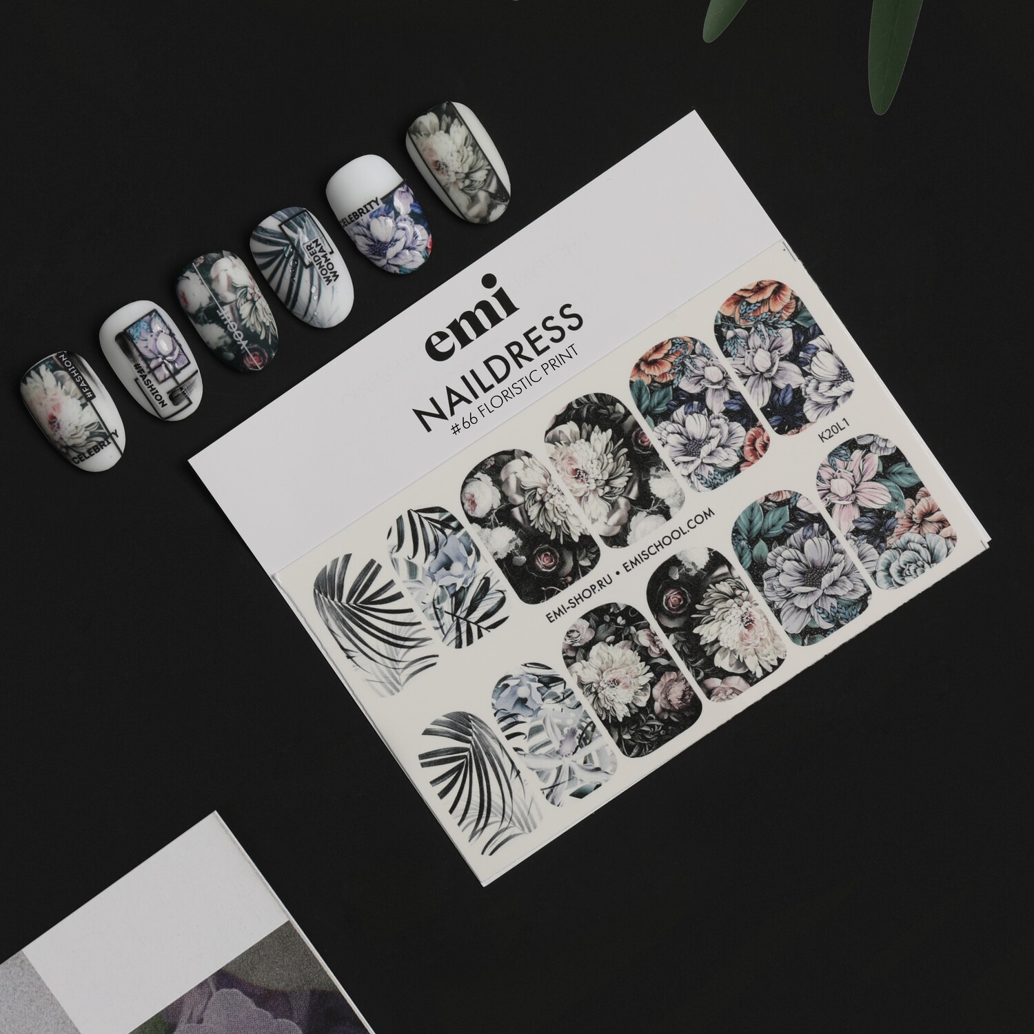 Naildress Slider Design #66 Floristic Print
