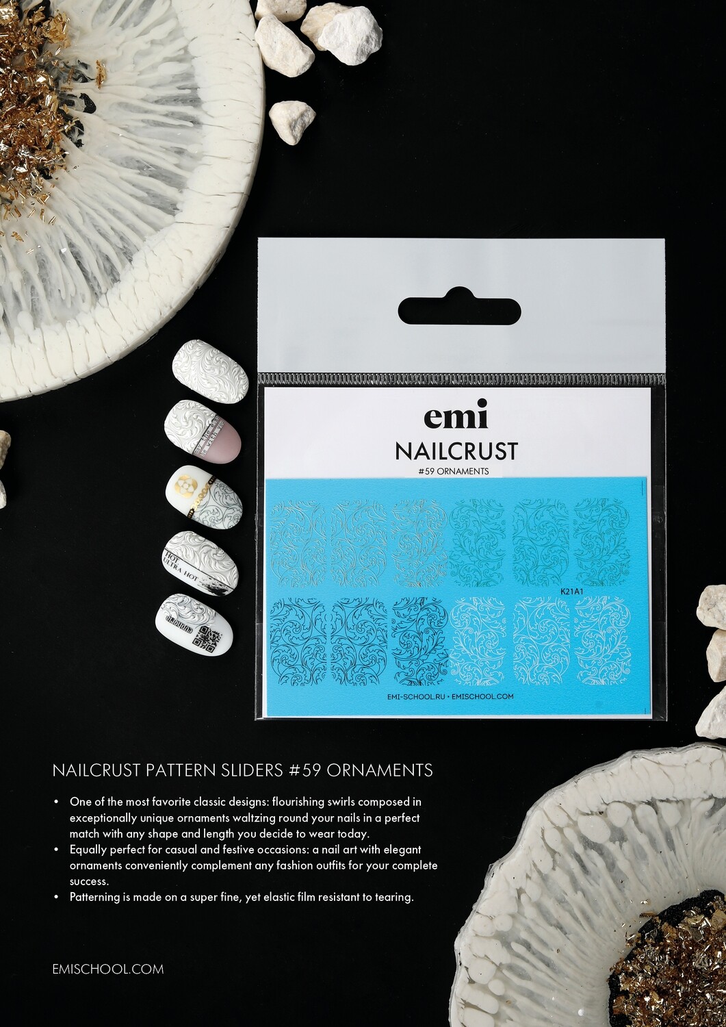 NAILCRUST Pattern Slider #59 Ornaments