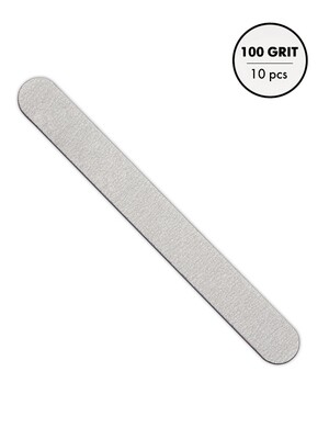 100 grit Manicure File Refill Straight Zebra, 10 pcs