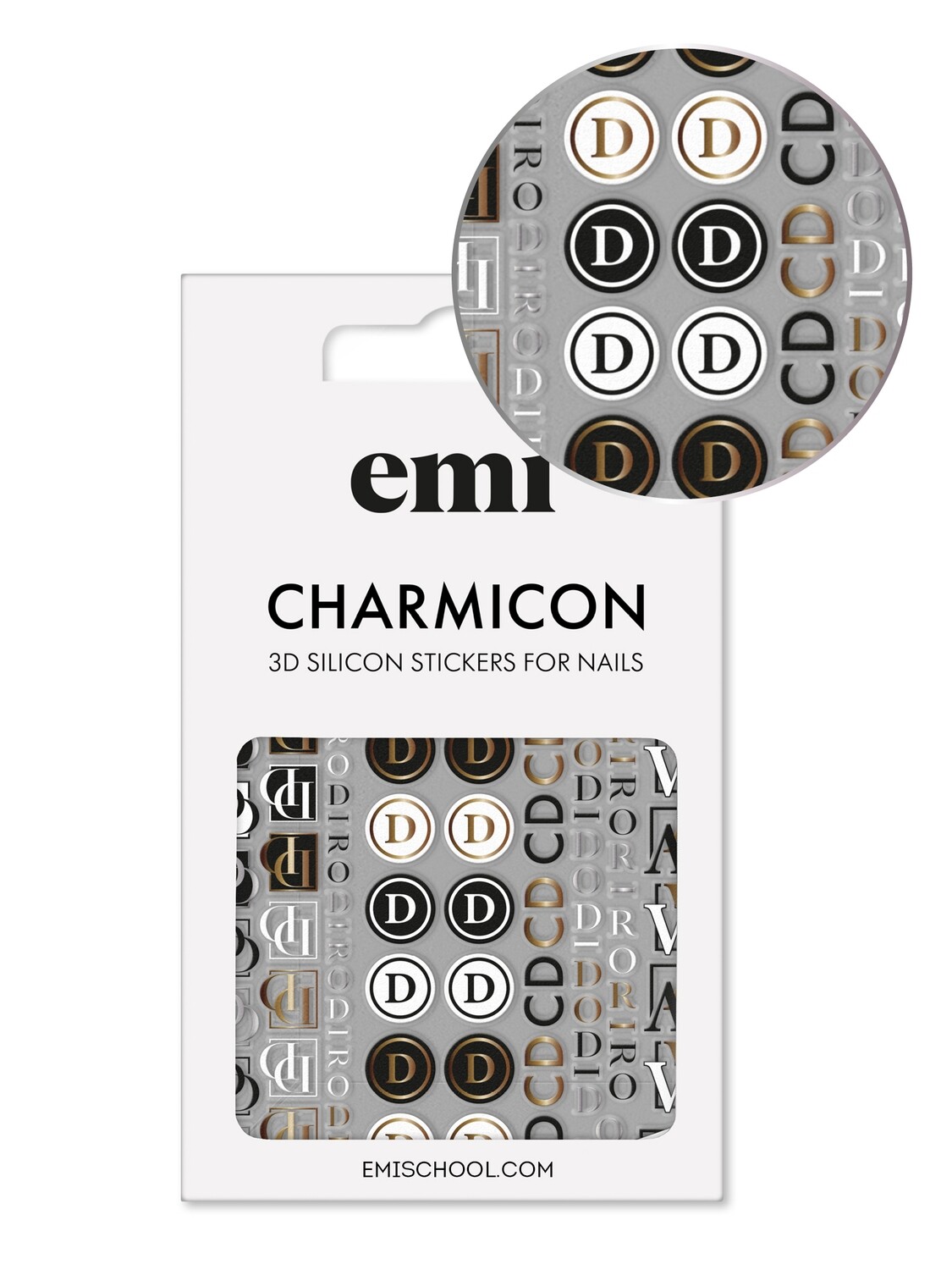 Charmicon 3D Silicone Stickers #185 Quatrefoil
