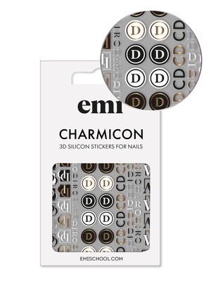 Charmicon 3D Silicone Stickers #185 Quatrefoil