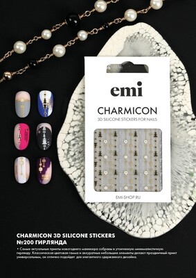 Charmicon 3D Silicone Stickers #200 Garland